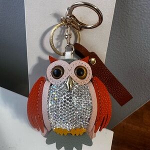 Natasha Couture Multicolor Owl Keychain
